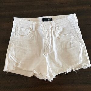 Kut from the Kloth -Jane High Rise -Women's White Denim Shorts - Size 2